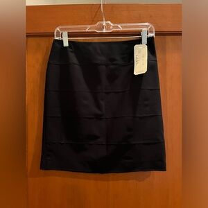 NWT Nicole Miller Artelier Black Skirt Size 4